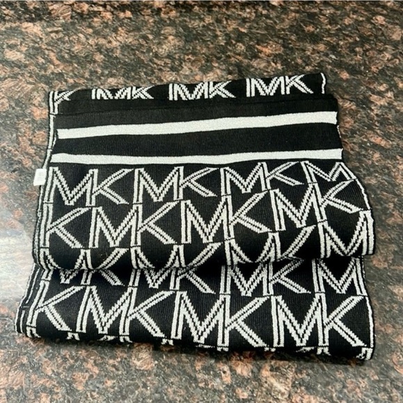 Michael Kors Accessories - Michael Kors black and silver scarf